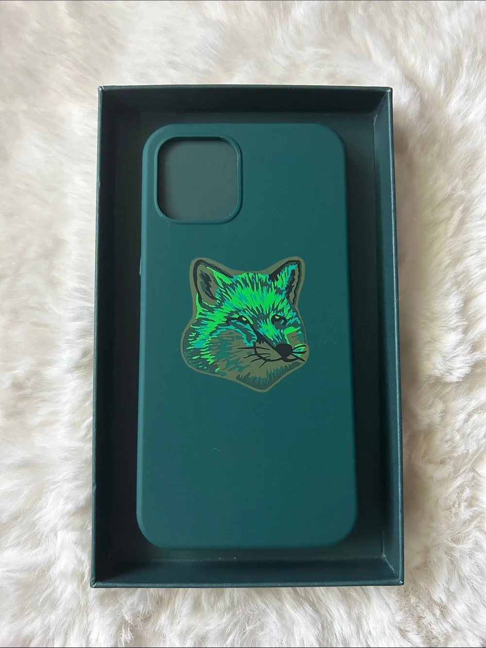 Maison Kitsune x Native Union iPhone 12 The Green Fox phone case
